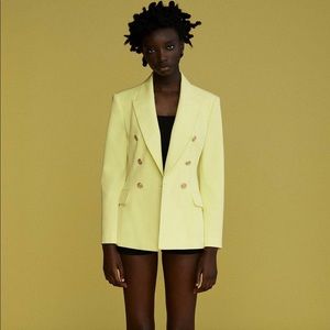 ZARA TAILORED DOUBLE BREASTED BLAZER NWT